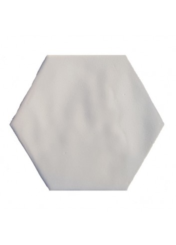 HEXAGON 16 CM RUSTIC WHITE