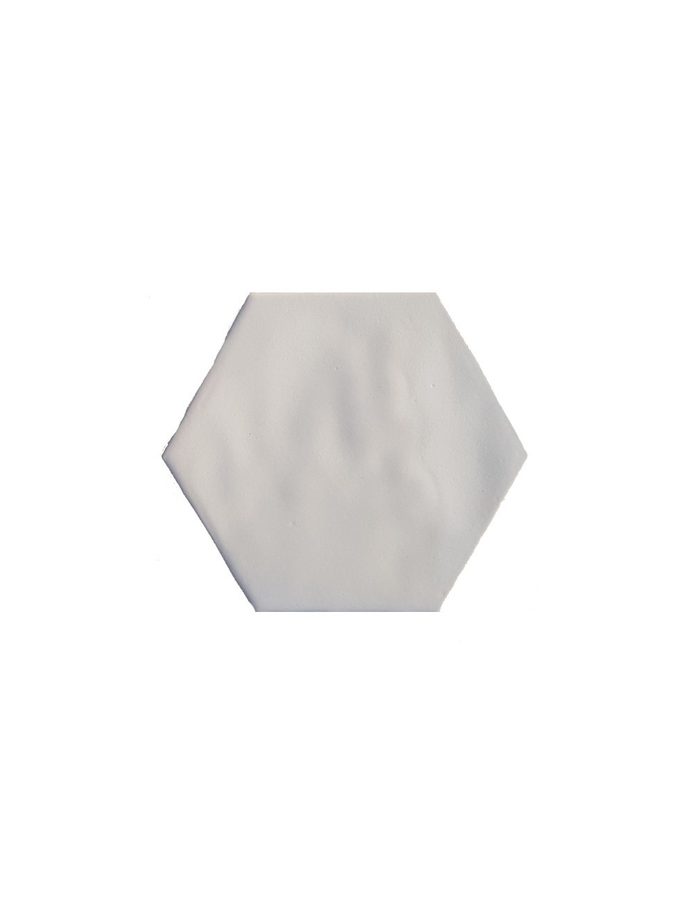 HEXAGON 16 CM RUSTIC WHITE